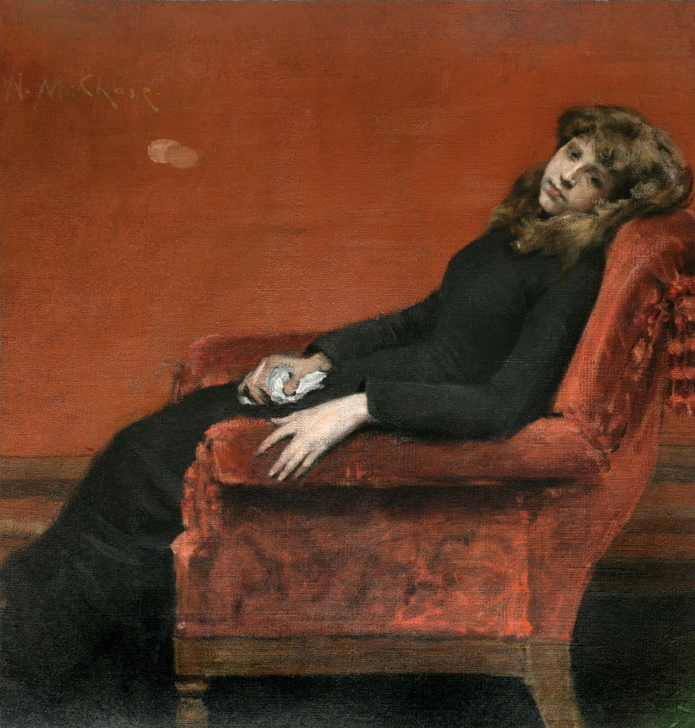 AFA William Merritt Chase, The Young Orphan,